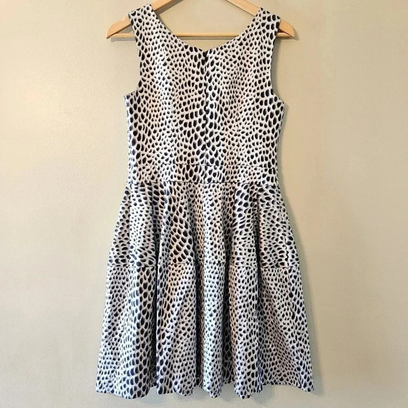 Hugo Boss Women's Printed Cotton Blended Sleeveless Mini Classy Mini Dress Sz 6. - Picture 10 of 16